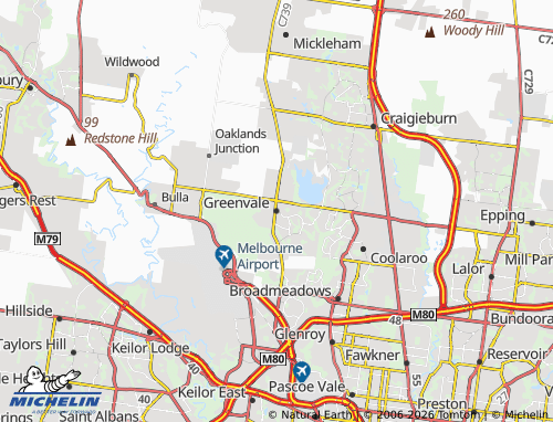 MICHELIN Greenvale map - ViaMichelin