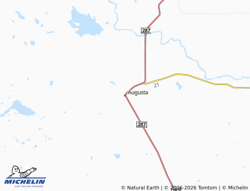 Mapa MICHELIN Augusta - ViaMichelin