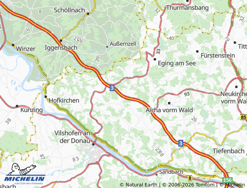 MICHELIN Bichlberg map - ViaMichelin