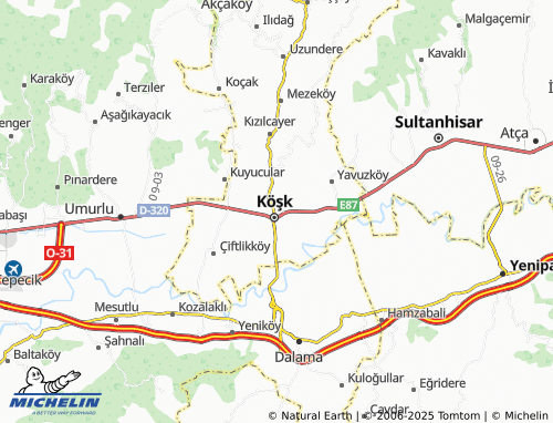 MICHELIN Çarşı map - ViaMichelin