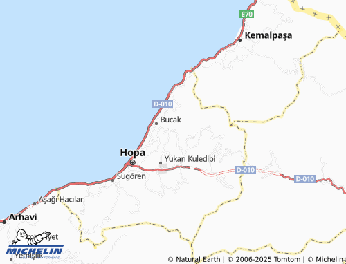 Mapa MICHELIN Başköy - ViaMichelin