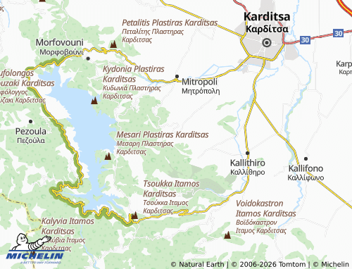 MICHELIN Agios Georgios map - ViaMichelin