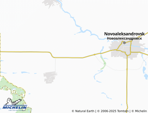 MICHELIN Yuzhnyy map - ViaMichelin