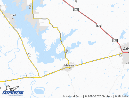 Carte MICHELIN Caney City - ViaMichelin