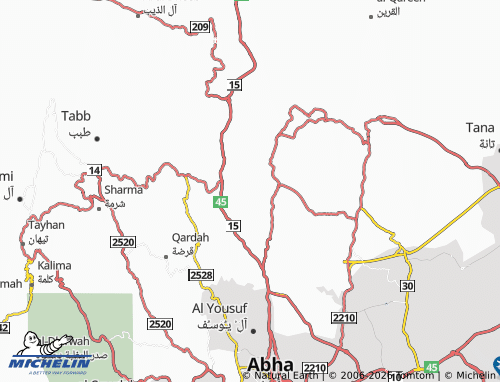 MICHELIN-Landkarte al-Qamar - ViaMichelin