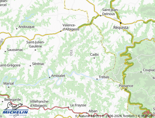 MICHELIN Assac map - ViaMichelin