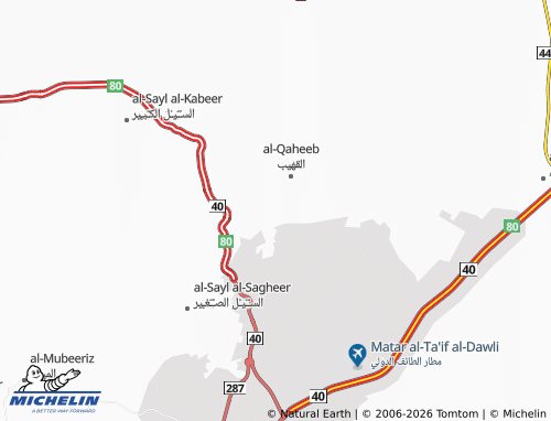 MICHELIN-Landkarte Wadi Talah - ViaMichelin