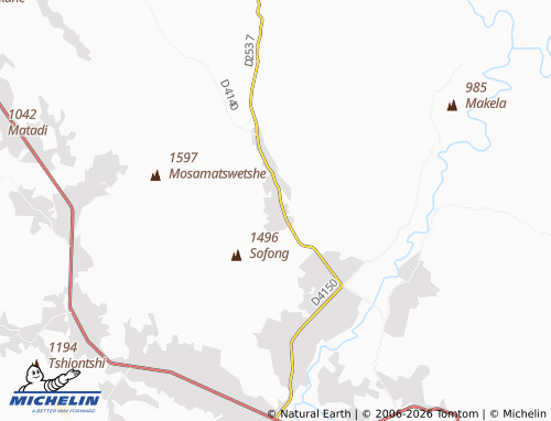Mappa MICHELIN Mabotsha - ViaMichelin