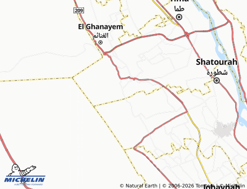 MICHELIN Nazlet El Dewak map - ViaMichelin