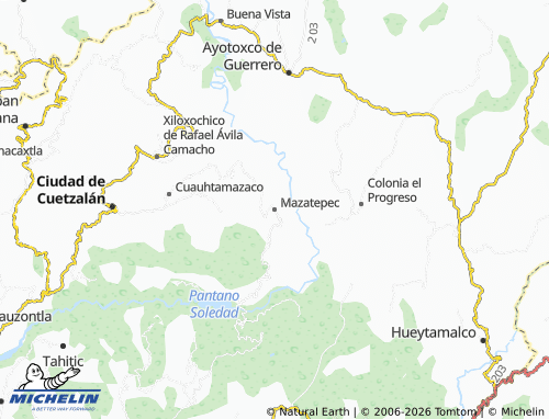 Carte MICHELIN Mazatepec - ViaMichelin