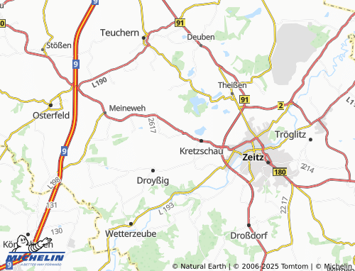 Carte MICHELIN Döschwitz - ViaMichelin