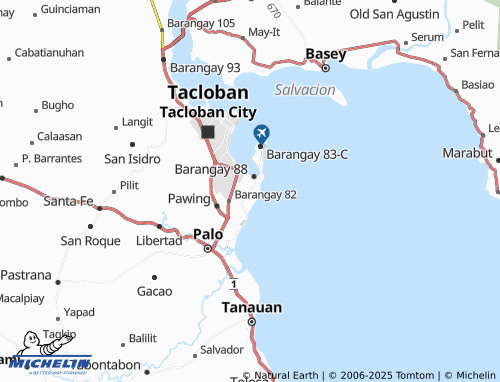 MICHELIN Barangay 89 map - ViaMichelin
