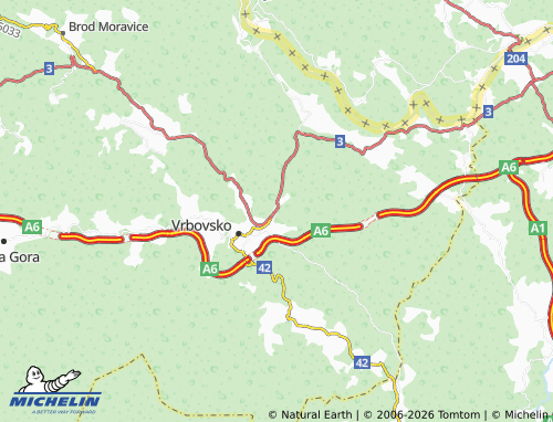 Mapa MICHELIN Stubica - ViaMichelin