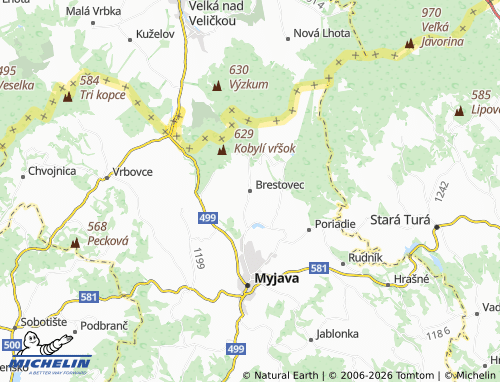 Carte MICHELIN Brestovec - ViaMichelin