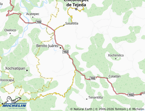 Mapa MICHELIN Hueycuatitla - ViaMichelin