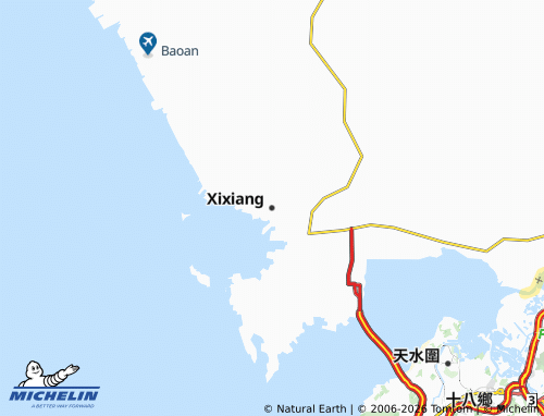 MICHELIN Xixiang map - ViaMichelin