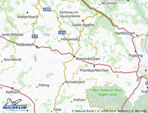 MICHELIN Waizenkirchen map - ViaMichelin