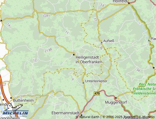 MICHELIN Traindorf map - ViaMichelin