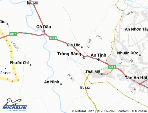 Mapa MICHELIN An Hòa - ViaMichelin