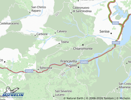 Carte MICHELIN Fardella - ViaMichelin