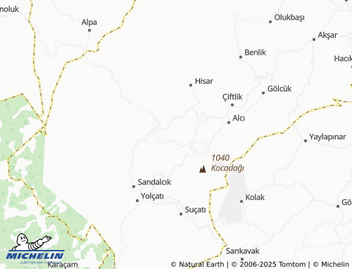 MICHELIN Karaismailler map - ViaMichelin