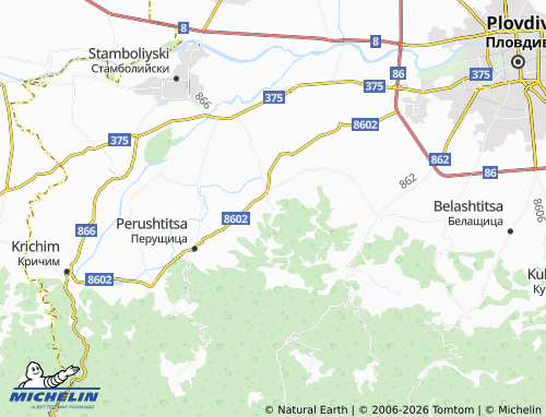 Kaart MICHELIN Brestovitsa - ViaMichelin