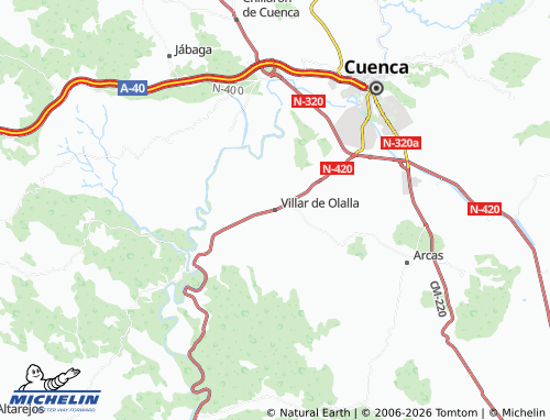 Mapa MICHELIN Villar de Olalla - ViaMichelin