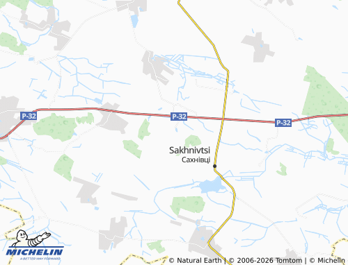 MICHELIN Pidlistsi map - ViaMichelin