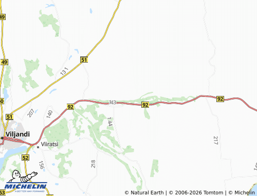 Mappa MICHELIN Tusti - ViaMichelin