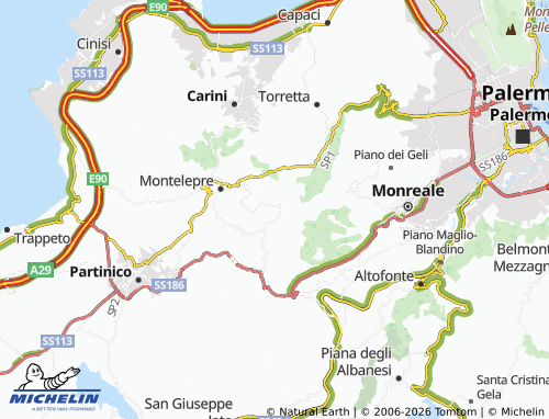 MICHELIN Suvarelli map - ViaMichelin