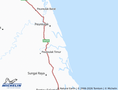 MICHELIN Kuala Leuge map - ViaMichelin