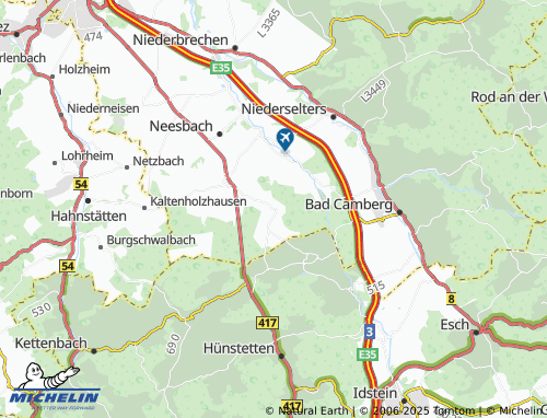Mapa MICHELIN Ohren - ViaMichelin