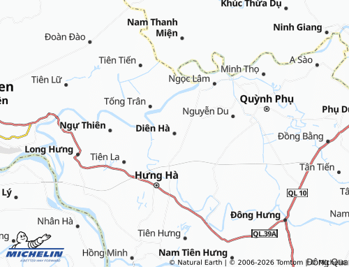 MICHELIN Hùng Dũng map - ViaMichelin