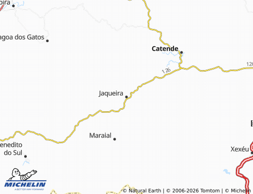 Mappa MICHELIN Jaqueira - ViaMichelin