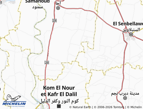 Carte MICHELIN al-'Anshasiyyah - ViaMichelin