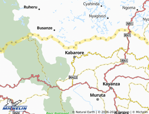 MICHELIN-Landkarte Kabarore - ViaMichelin