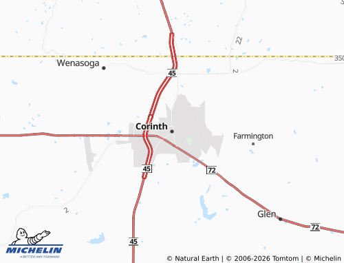 Mappa MICHELIN Corinth - ViaMichelin