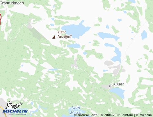 Carte MICHELIN Nordseter - ViaMichelin