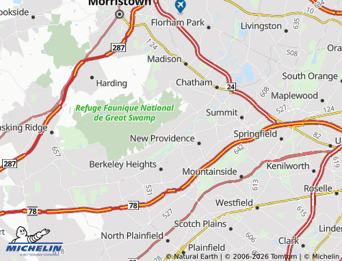 Mapa MICHELIN Long Hill - ViaMichelin