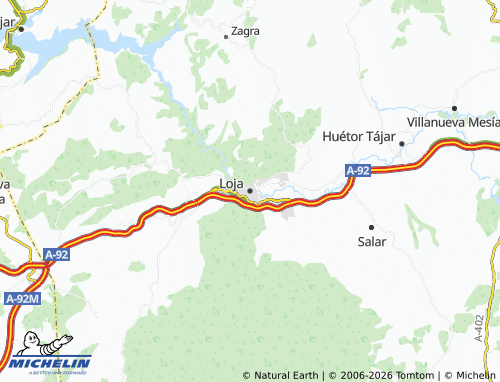 Kaart MICHELIN Loja - ViaMichelin