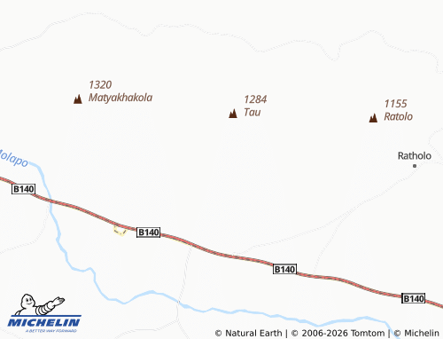 MICHELIN Tau map - ViaMichelin