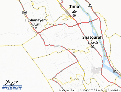 Mappa MICHELIN Tal al-Zouka - ViaMichelin