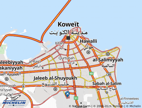 MICHELIN Al Faiha 8 map - ViaMichelin