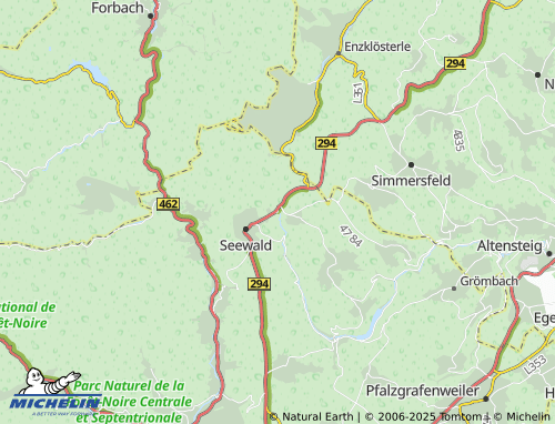 MICHELIN Urnagold map - ViaMichelin
