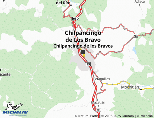 MICHELIN Frente Popular Revolucionario map - ViaMichelin