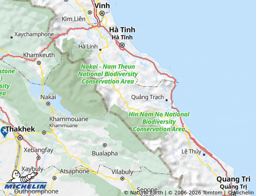 Mapa MICHELIN Minh Hóa - ViaMichelin