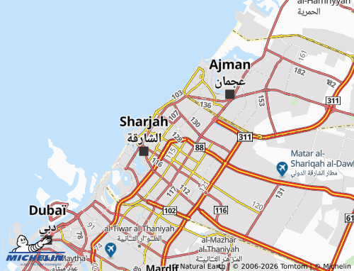 Carte MICHELIN al-Ramlah - ViaMichelin
