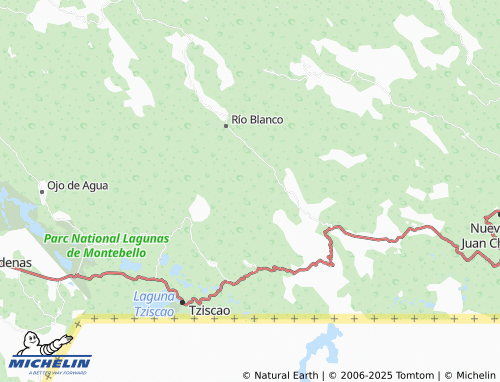 MICHELIN San Isidro Zapotal map - ViaMichelin
