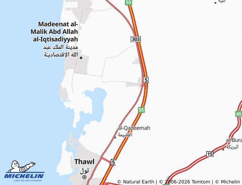 Carte MICHELIN al-Tilal - ViaMichelin