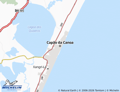 Mapa MICHELIN Capão da Canoa - ViaMichelin